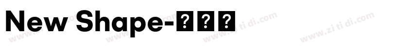 New Shape字体转换